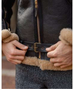 Men's B3 RAF Aviator Sheepskin Shearling Leather Jacket