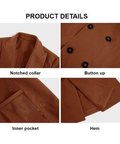 Mens Double Breasted Trench Coat