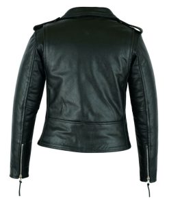 Women’s Classic Motorcycle Leather Jacket
