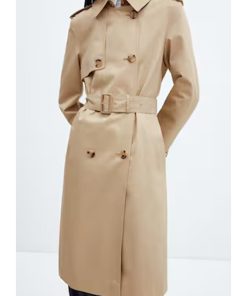 Women's Classic trench coat with belt