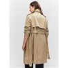 Women's Classic trench coat with belt