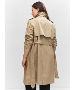 Women's Classic trench coat with belt
