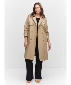 Women's Classic trench coat with belt