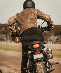 Men's Brown Biker Leather Jackets