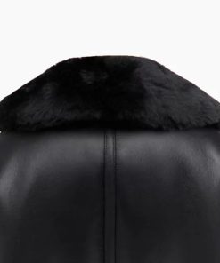 Women Moto Shearling Jacket