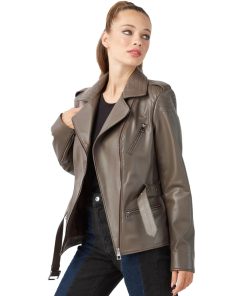 Women’s Real Mink Leather Jacket