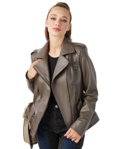 Women’s Real Mink Leather Jacket