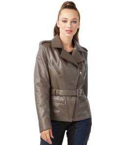Women’s Real Mink Leather Jacket