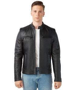 Men’s Real Black Leather Jacket