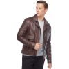 Men’s Real Brown Leather Jacket