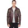 Men’s Real Brown Leather Jacket