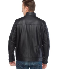 Jesse Wood Men’s Real Leather Jacket