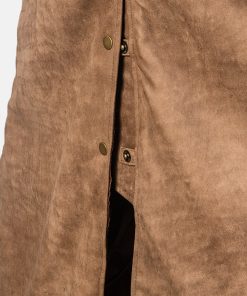 Maverick Brown Leather Duster