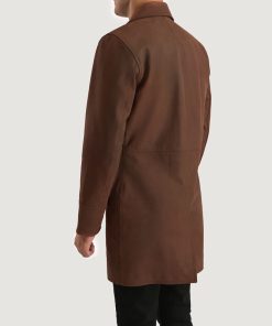 Half Life Brown Leather Coat
