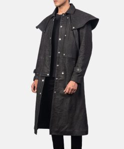 Maverick Brown Leather Duster