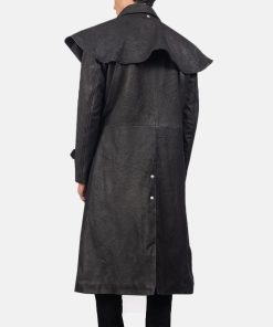 Maverick Brown Leather Duster