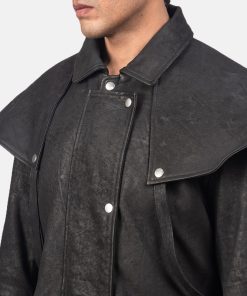 Maverick Brown Leather Duster