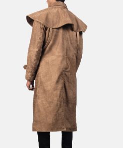 Maverick Brown Leather Duster