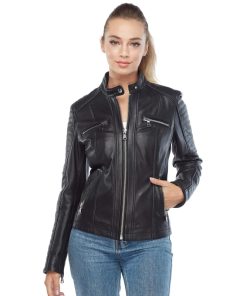 Women’s Real Black Leather Jacket