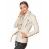 Women’s Real Beige Leather Jacket