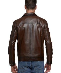 Men’s Real Brown Leather Jacket