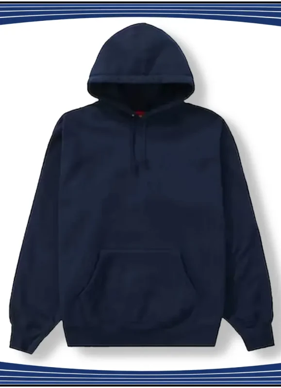 Supreme Satin Appliqué Hooded Sweatshirt