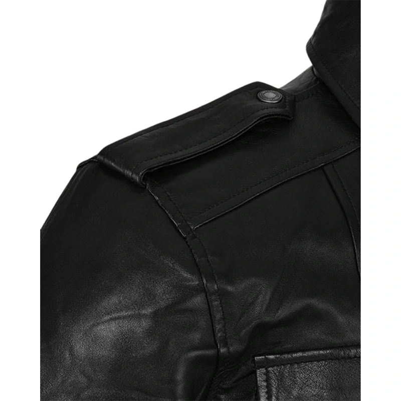 Resident Evil 6 Leon Kennedy Leather Jacket - Image 4