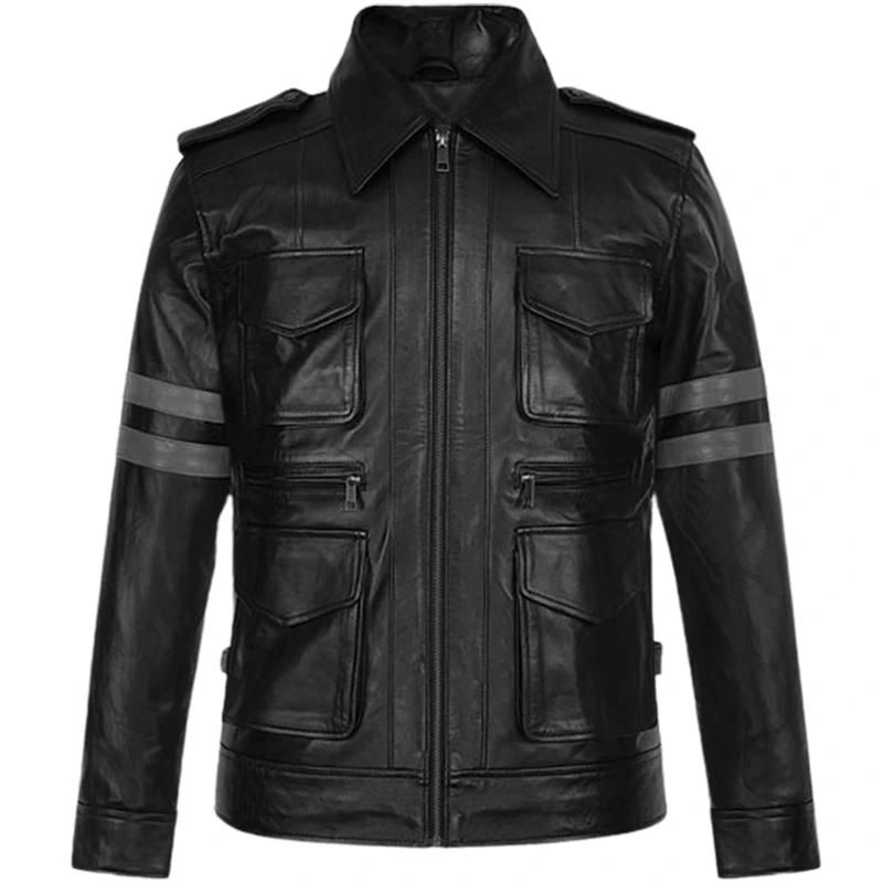 Resident Evil 6 Leon Kennedy Leather Jacket