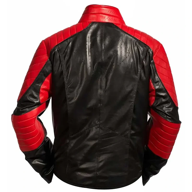 Superman Smallville Red And Black Leather Jacket - Image 2
