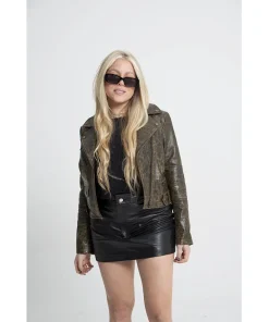Phantom Noir Biker Leather Jacket