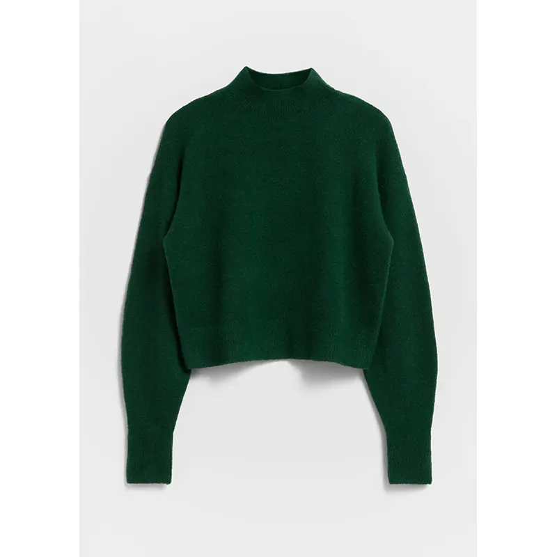 Character wearing Mock Neck Sweater