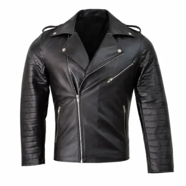 Tianyou Zhao Black Biker Jacket