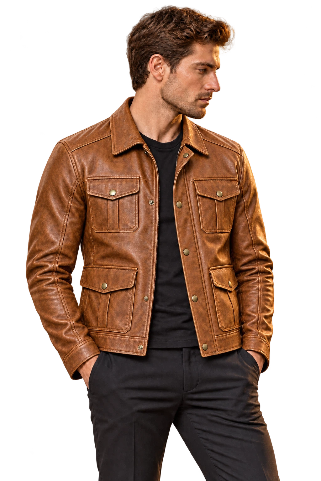 Man wearing the field jacket